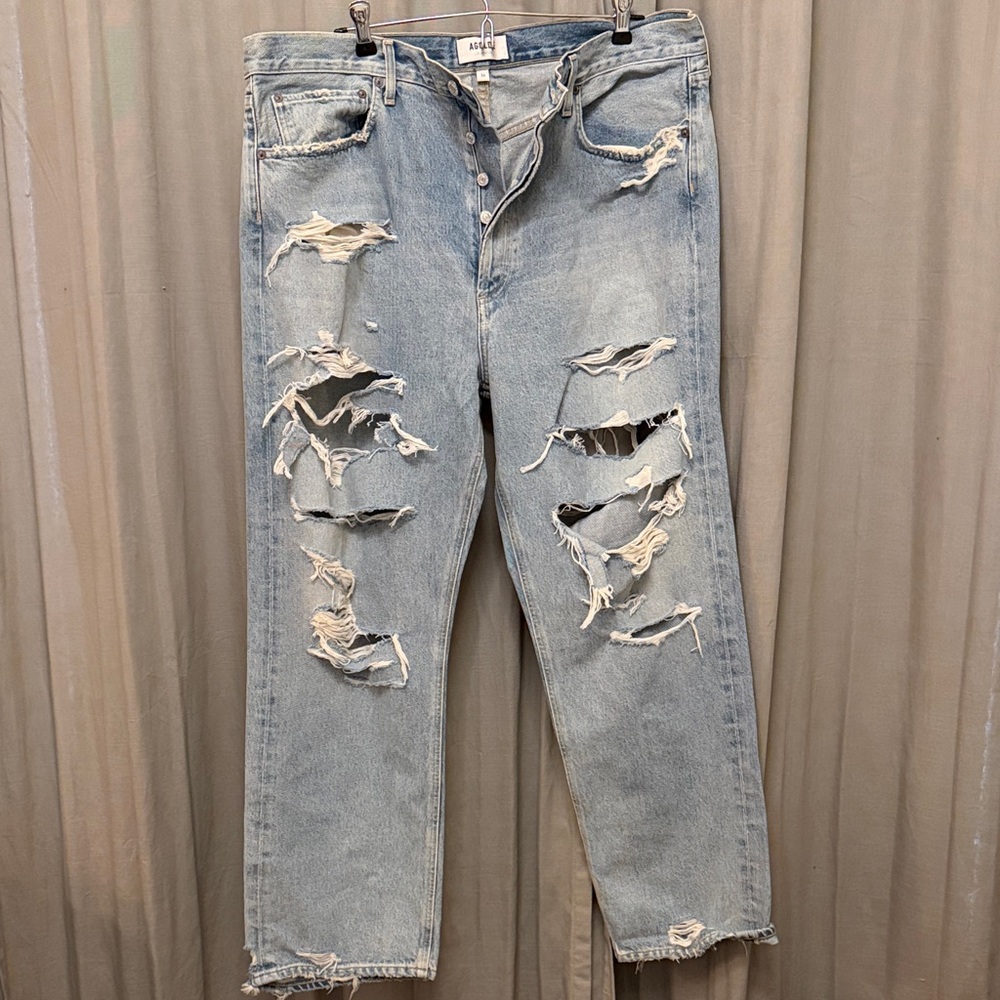 Agolde Distressed Denim Jeans